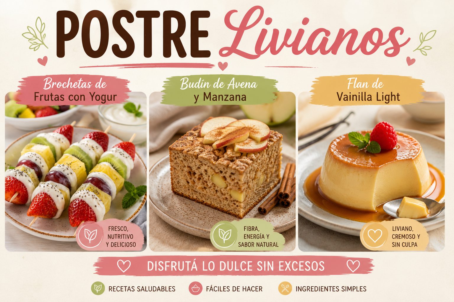 Postres Livianos